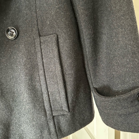 Calvin Klein Charcoal Double-Breasted Peacoat- excellent condition, vintage 90’s - Picture 7 of 11